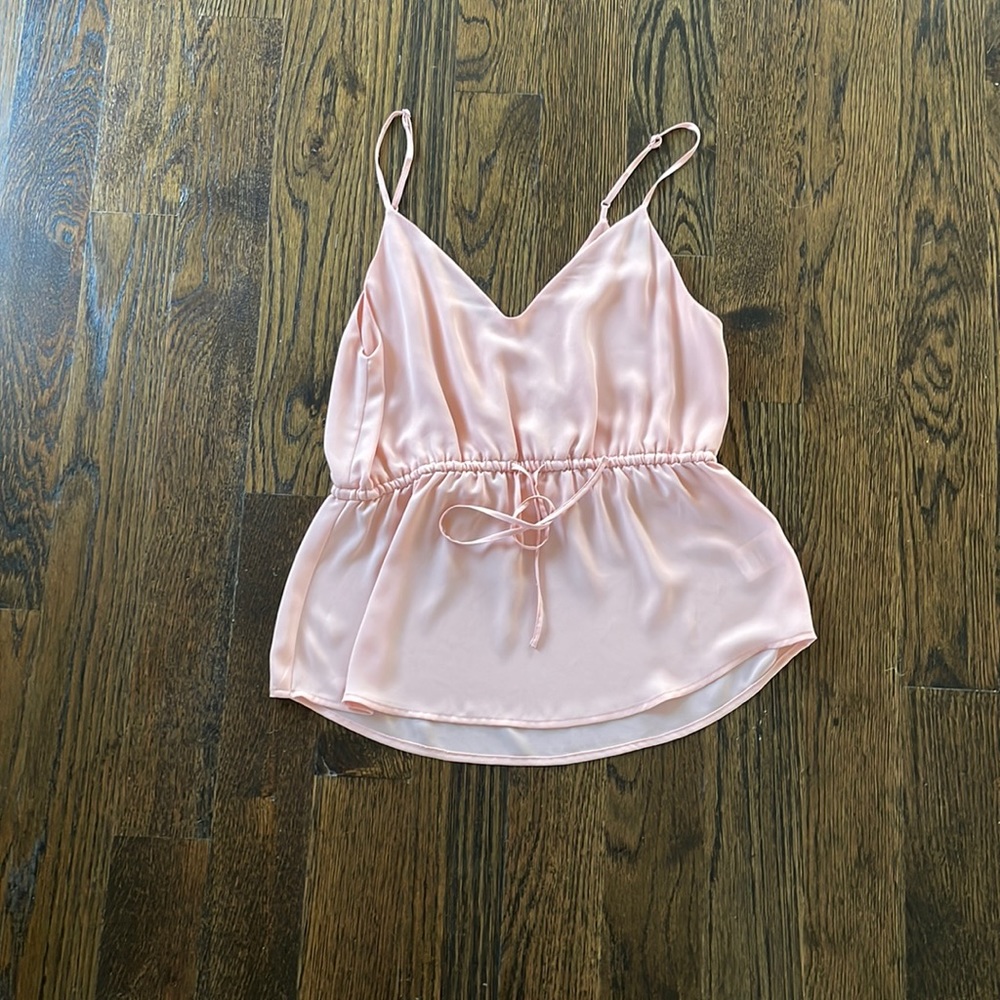 Babaton Aritzia cinch waist front/back reversible tank